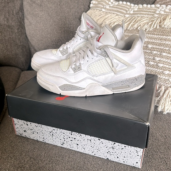 Air Jordan 4 Retro Tech White (Oreo 4’s) - Picture 6 of 6